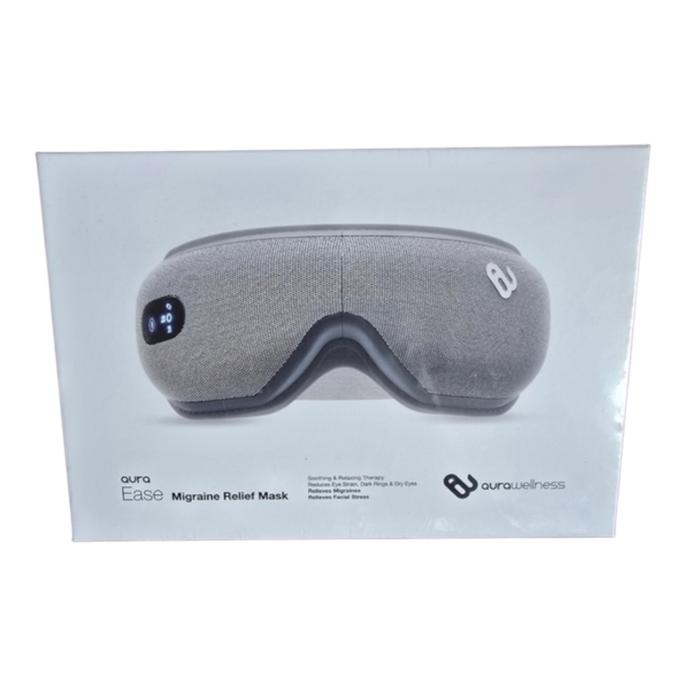 Aura Wellness Ease Migraine Relief Mask Gray Headache